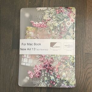 Floral MacBook Air 13" Case NEW with keyboard